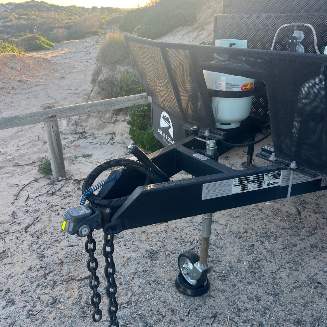 Caravan Draw Bar Cover