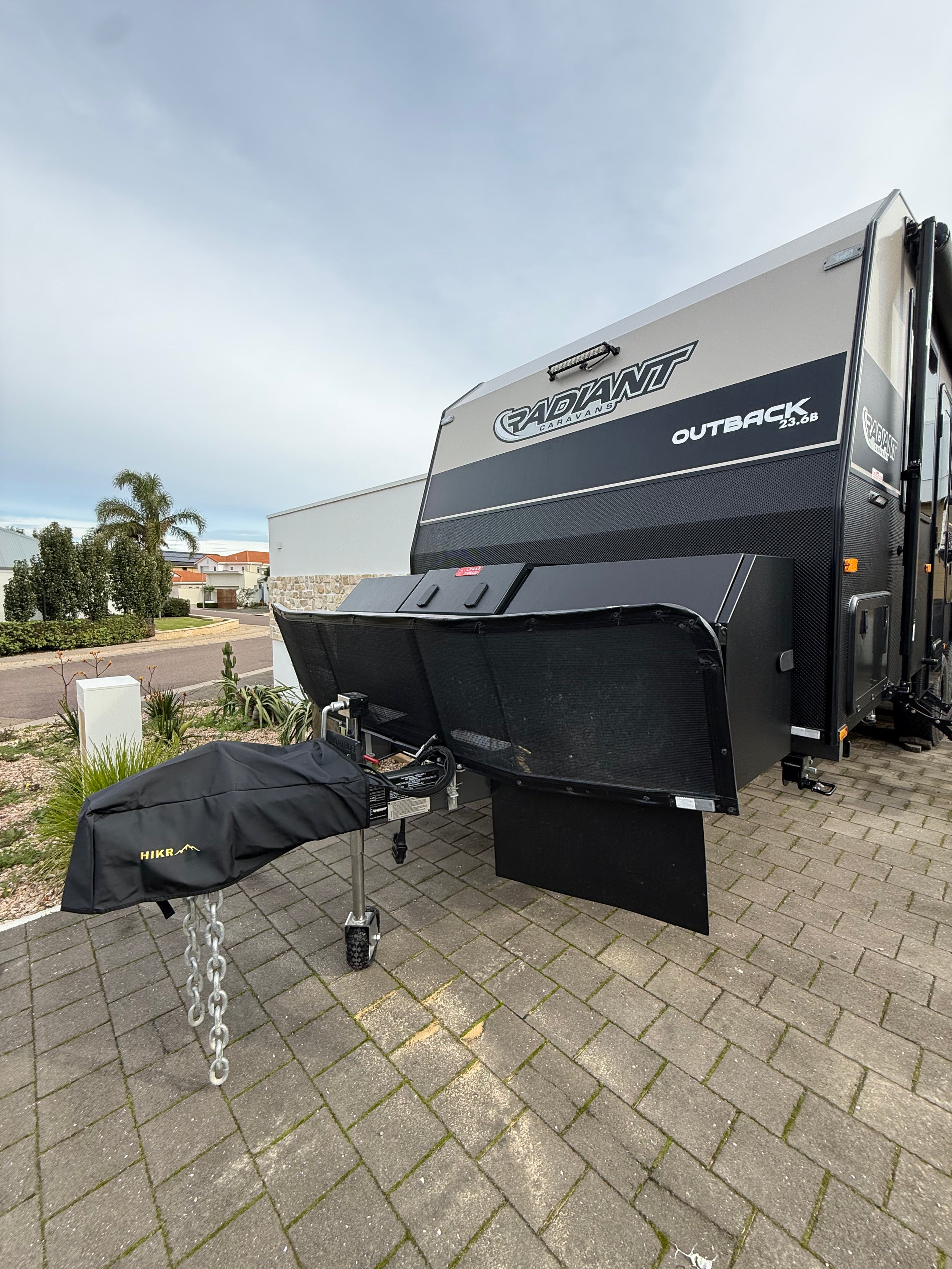Caravan Draw Bar Cover